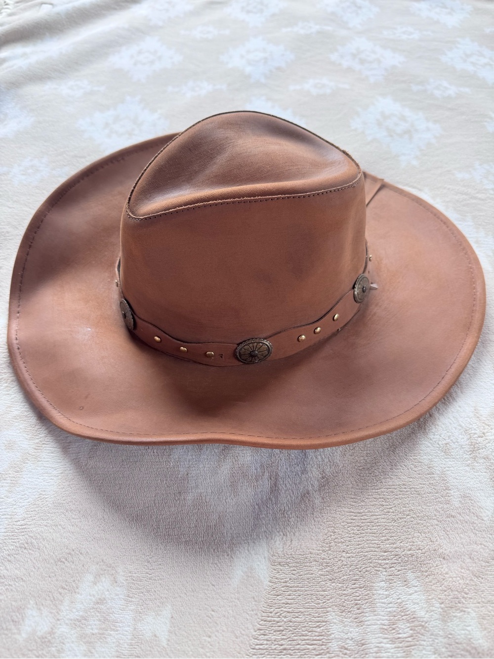 Stetson Leather Hat - Roxbury - Leather / Rustic